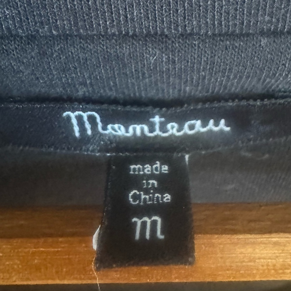 Monteau Women's Blazer Black Beaded Professional Work Office Suit Formal, Sz Med - Picture 3 of 9